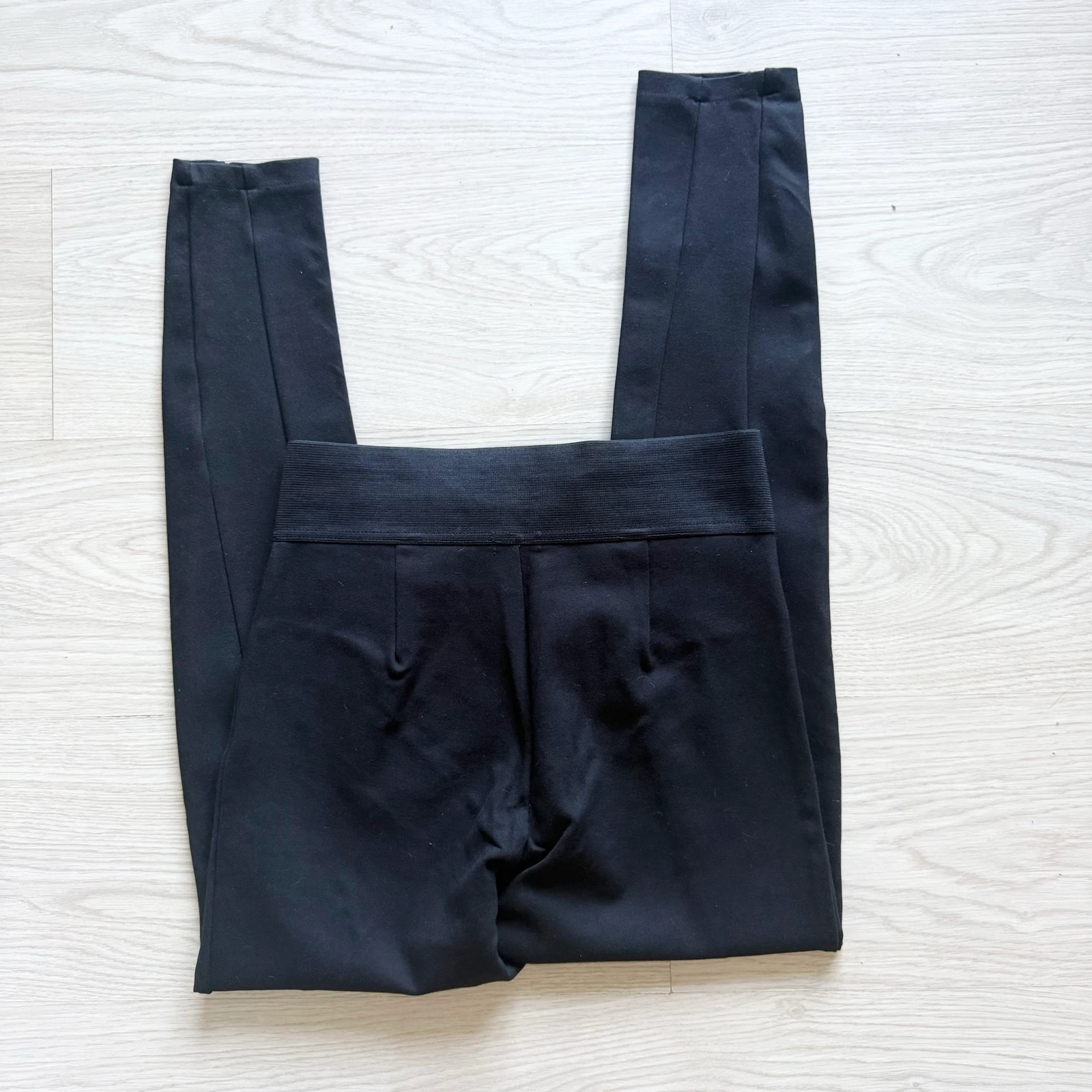 Black slim skinny trousers Gémo size 38 M – photo 4